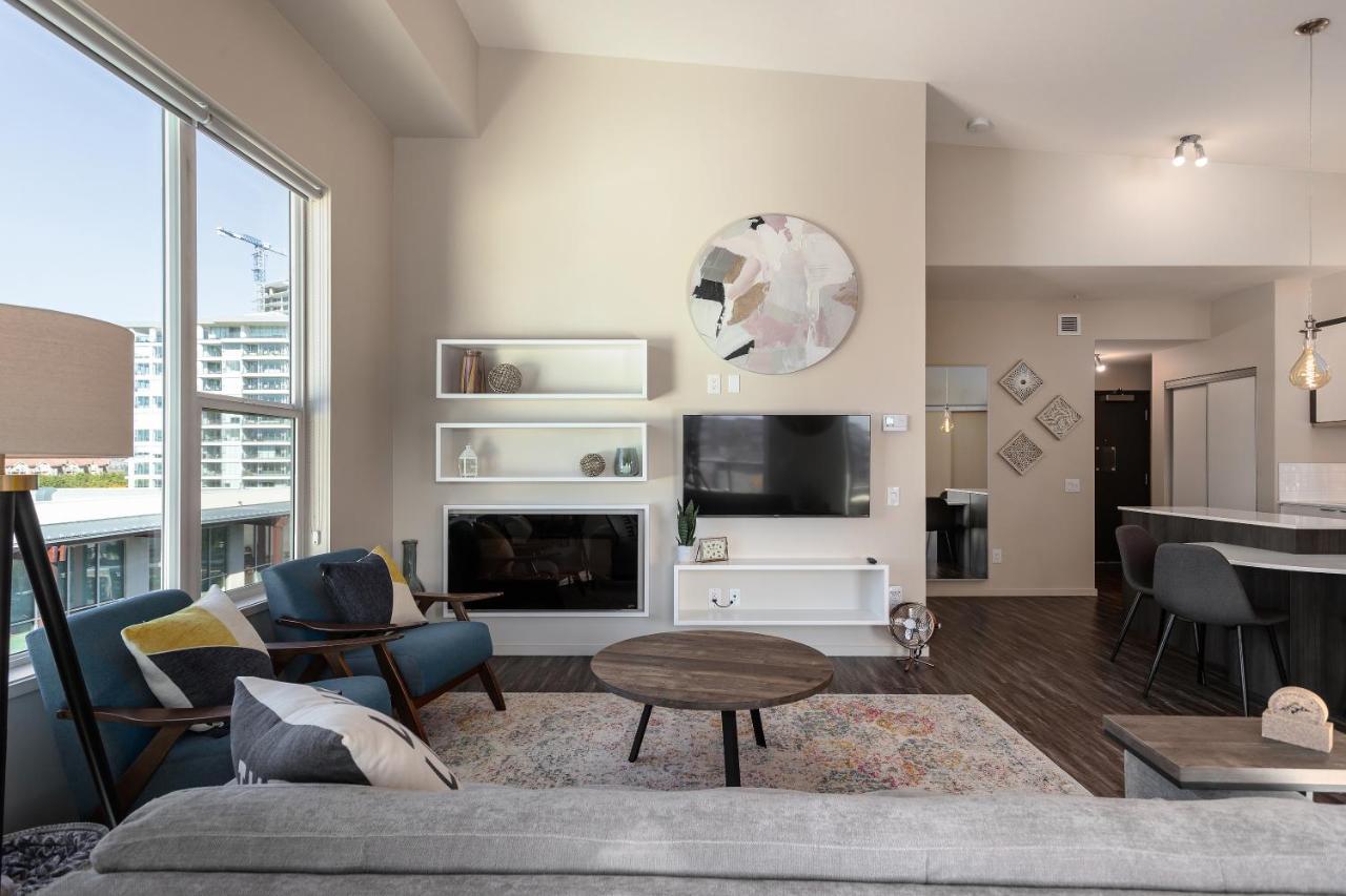 Corner Nest - Luxury Brand New Top Floor 2Bedroom Condo Kelowna Eksteriør bilde