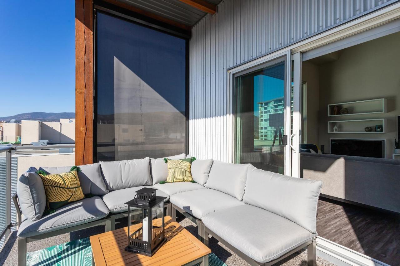 Corner Nest - Luxury Brand New Top Floor 2Bedroom Condo Kelowna Eksteriør bilde